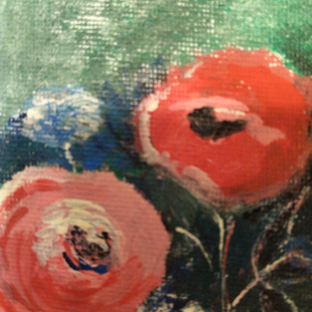 Framed Floral oil painting - Picture 3 of 11
